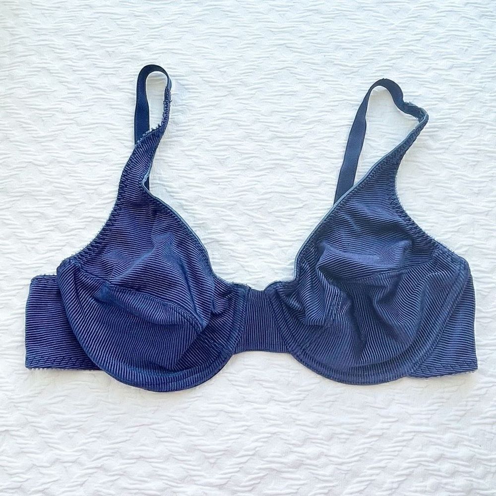 BUY 1 GET 1 FREE Vassarette 36b colonial country blue unlined bra